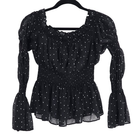 Endless Rose Sheer Top Womens XS Black Fairy Grunge Witchy Whimsigoth Romantic - Picture 1 of 9